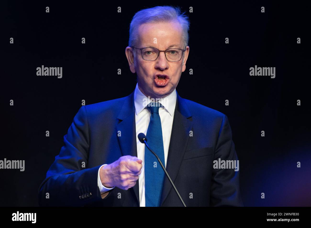 Aberdeen, Scotland, UK. 2nd Mar, 2024. Scottish Conservative Conference 2024 Michael Gove