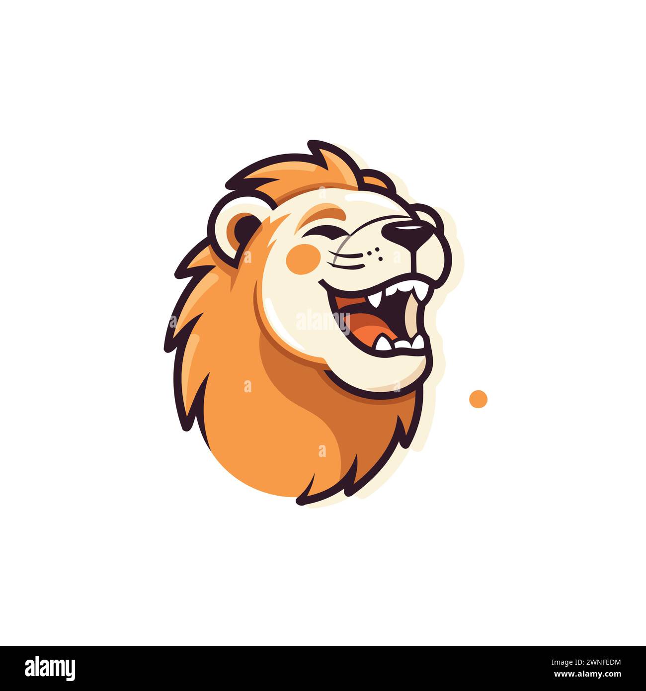 Lion head mascot logo design vector template. Lion head logo vector ...