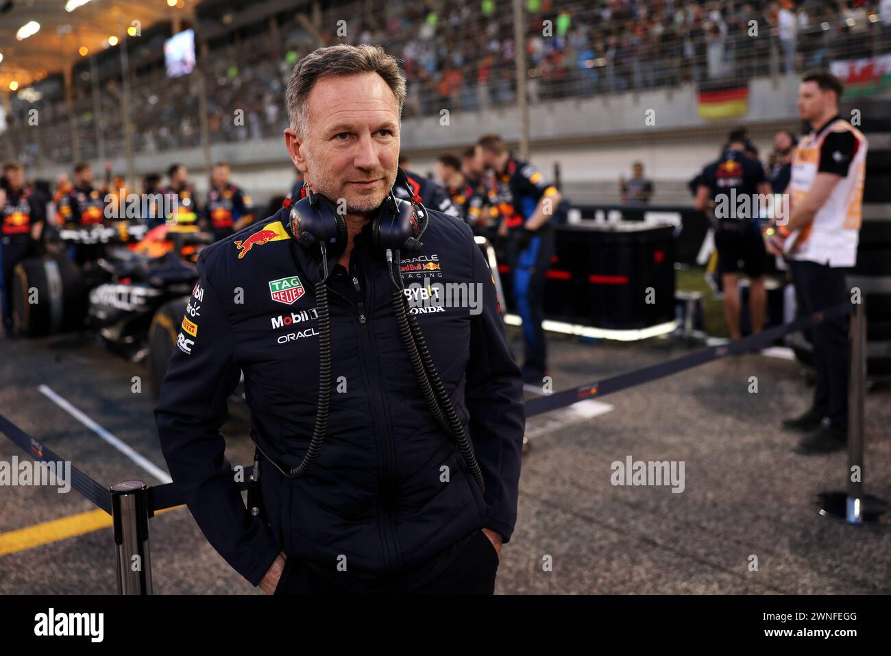 Sakhir, Bahrain. 02nd Mar, 2025. Christian Horner (GBR) Red Bull Racing