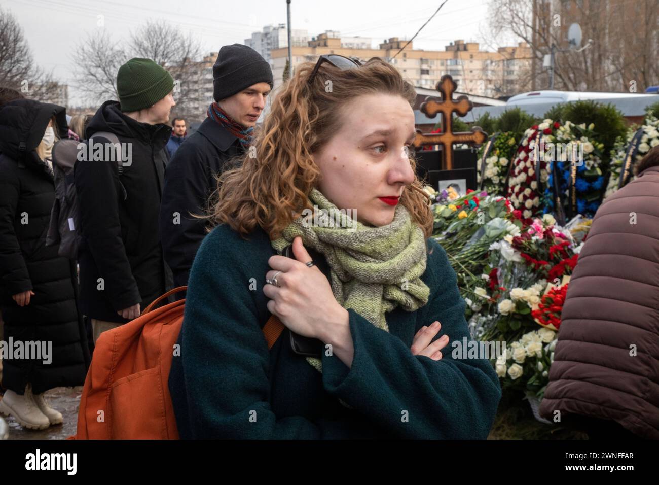 Moscow, Russia. 2nd Of March, 2024. Mourners Visit The Grave Of Russian ...