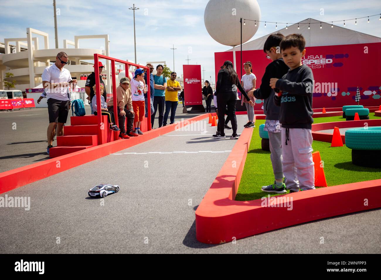 Fan zone illustration during the Qatar Airways, Qatar. , . FIA World