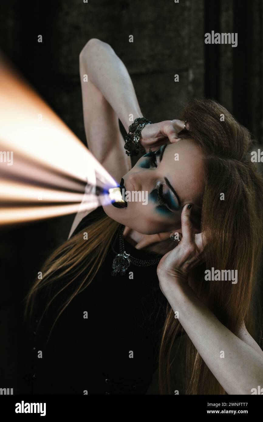 Gothic model hi-res stock photography and images - Alamy