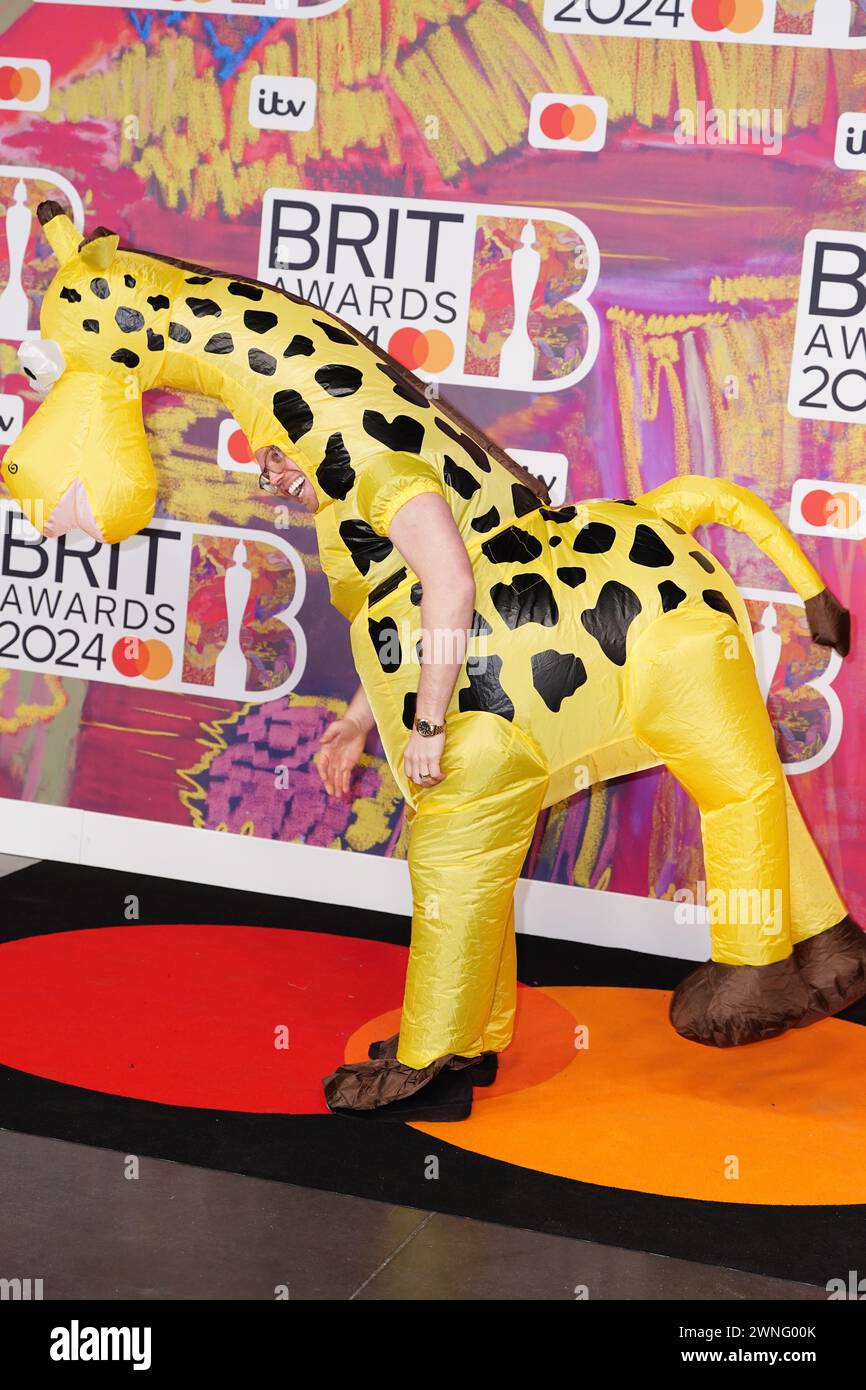 Rob Beckett attending the Brit Awards 2024 at the O2 Arena, London. Picture date: Saturday March 2, 2024. Stock Photo