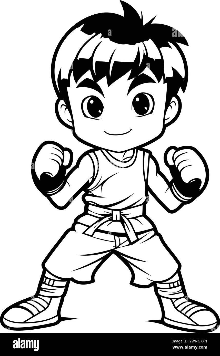 White kung fu Black and White Stock Photos & Images - Alamy