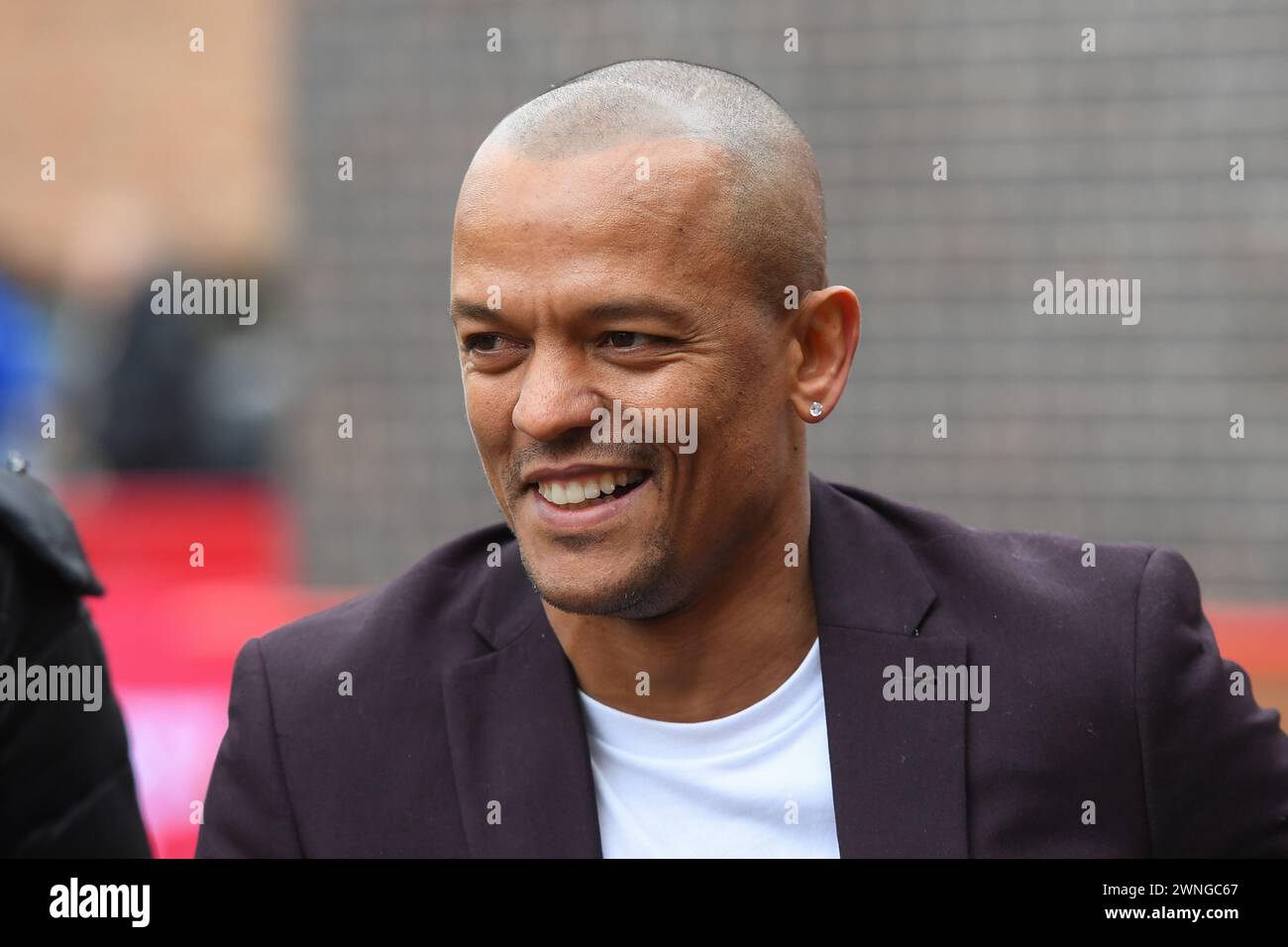 Former Red, Robert Earnshaw during the Premier League match between ...