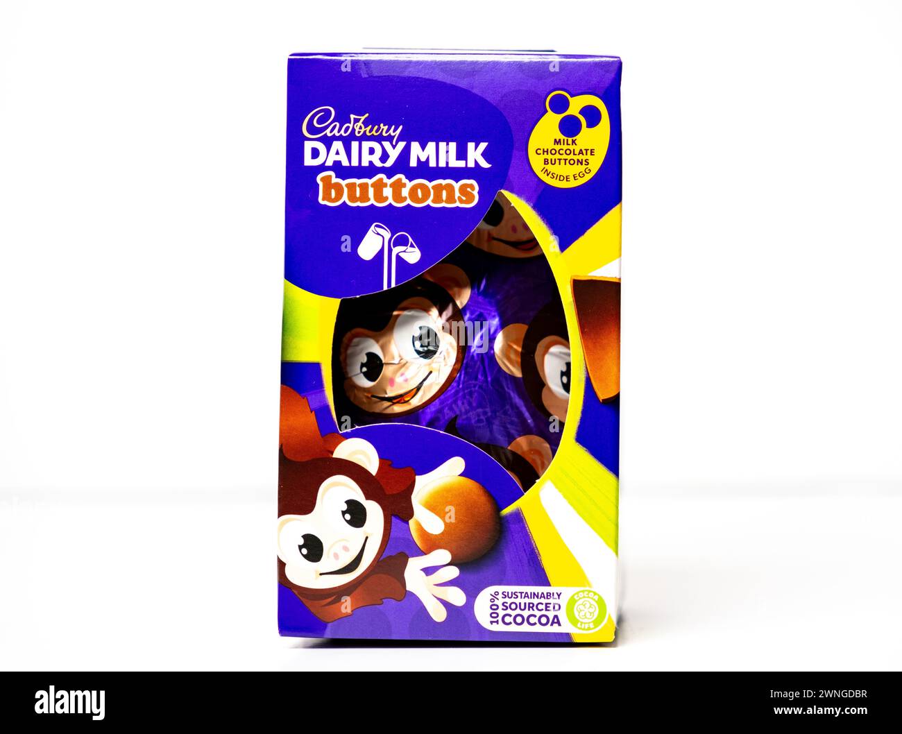 Norwich, Norfolk, UK March 02 2024. Close up of a Cadbury Dairy Milk