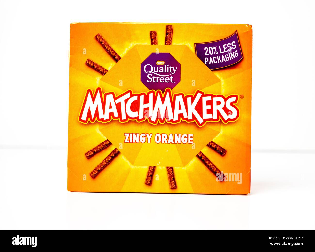 Norwich, Norfolk, UK March 02 2024. Close up of a packet of Quality