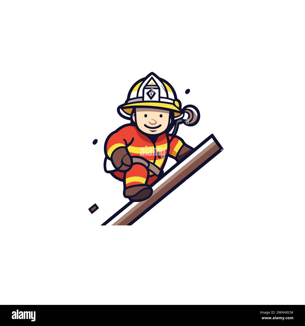Uniform firefighter Stock Vector Images - Alamy