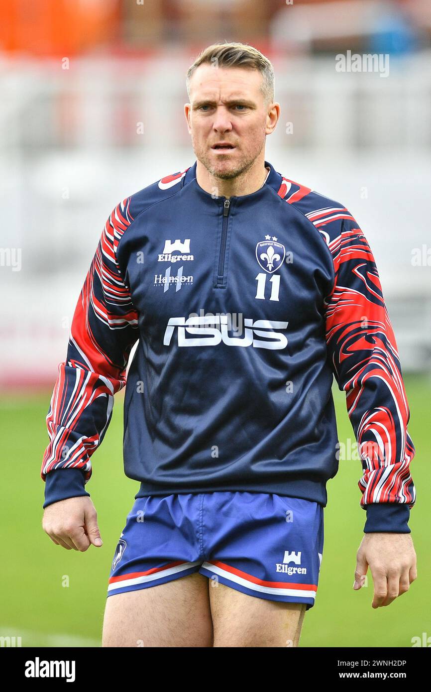 Wakefield, England - 2nd March 2024 - Wakefield Trinity's Matty Ashurst ...