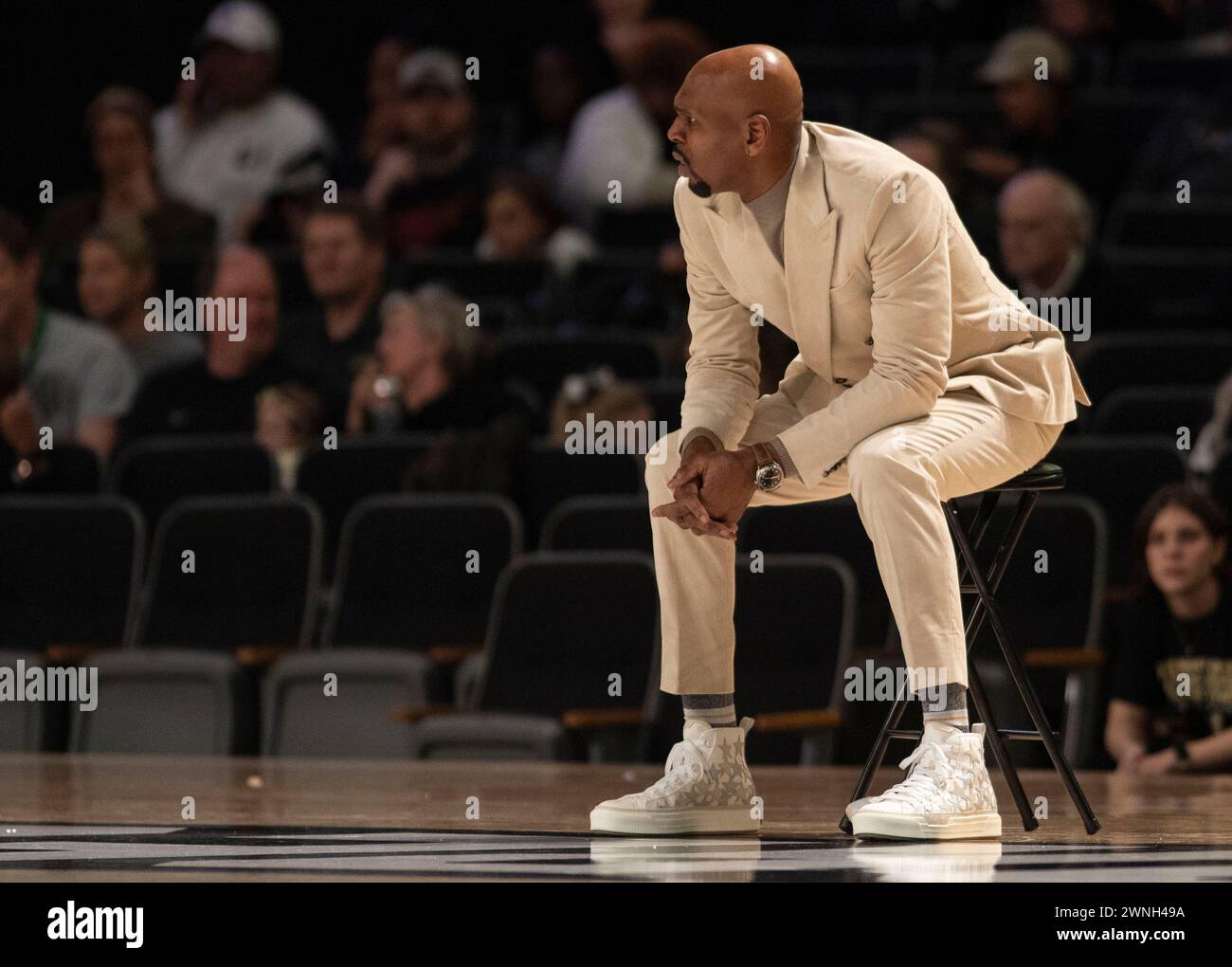 Nashville, Tennessee, USA. 2nd Mar, 2024. Vanderbilt head basketball