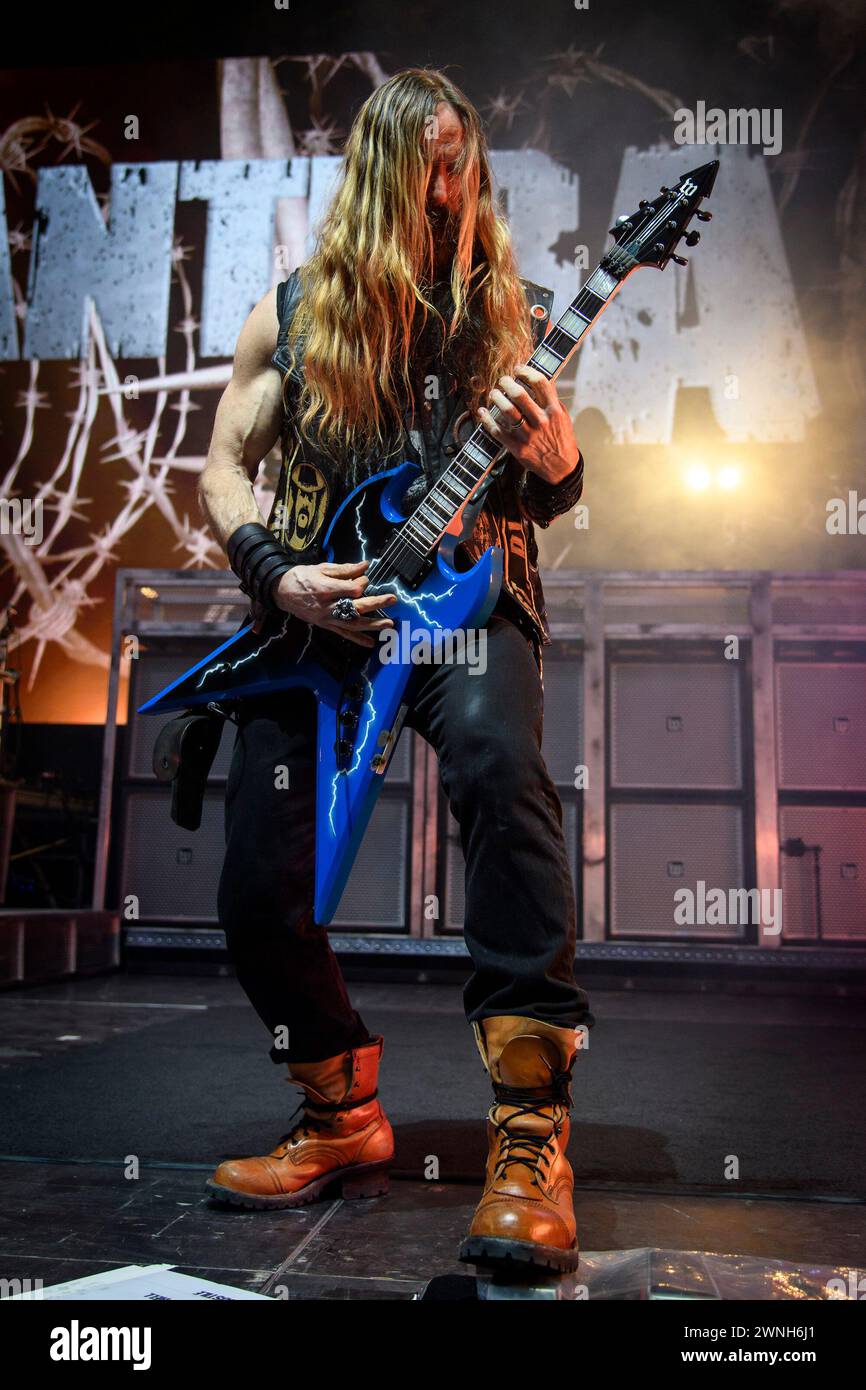Toronto, Canada. 26th Feb, 2024. Zakk Wylde of American heavy metal