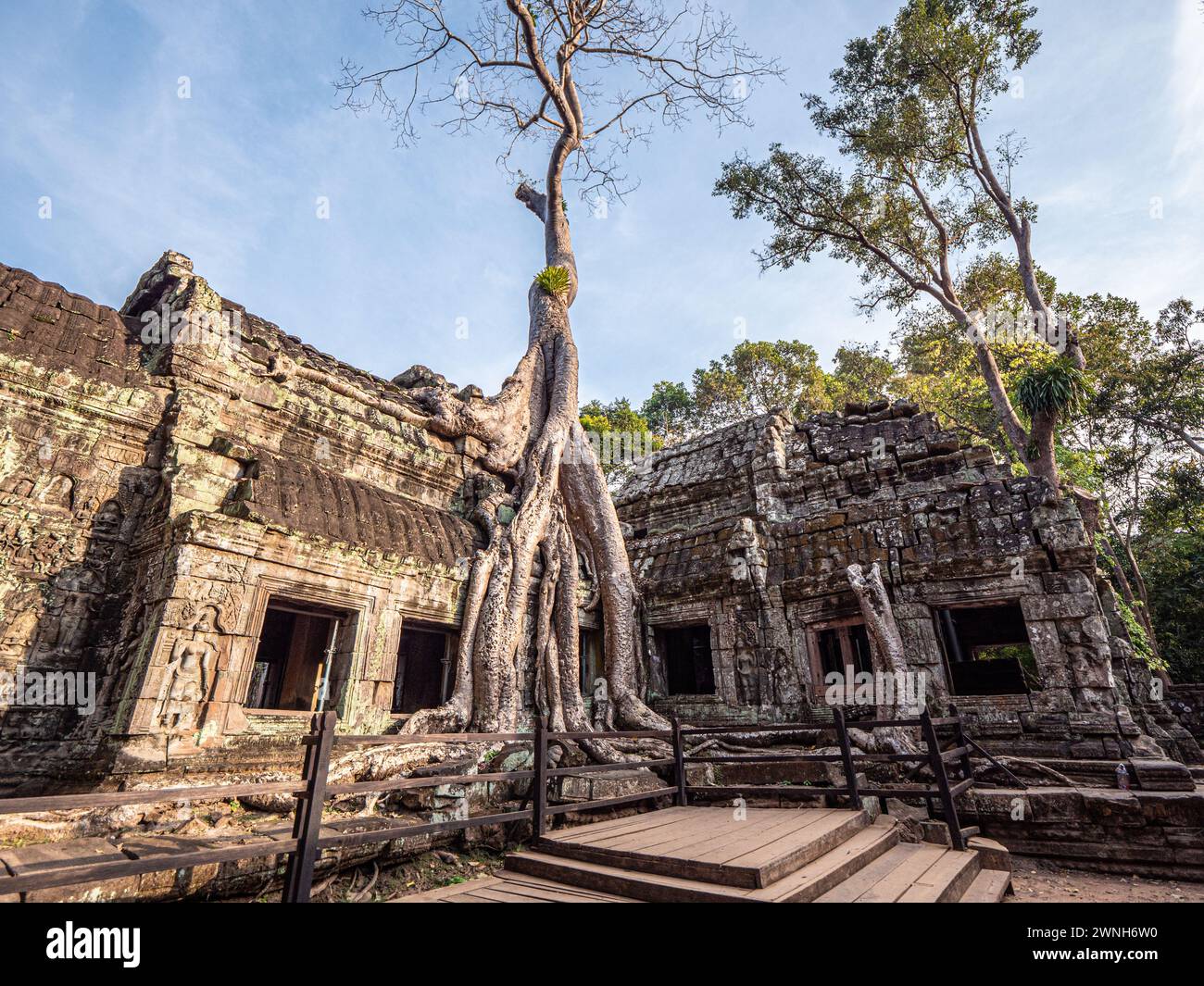Angkor Wat - The Original Tomb used for Filming Tomb Raider Stock Photo
