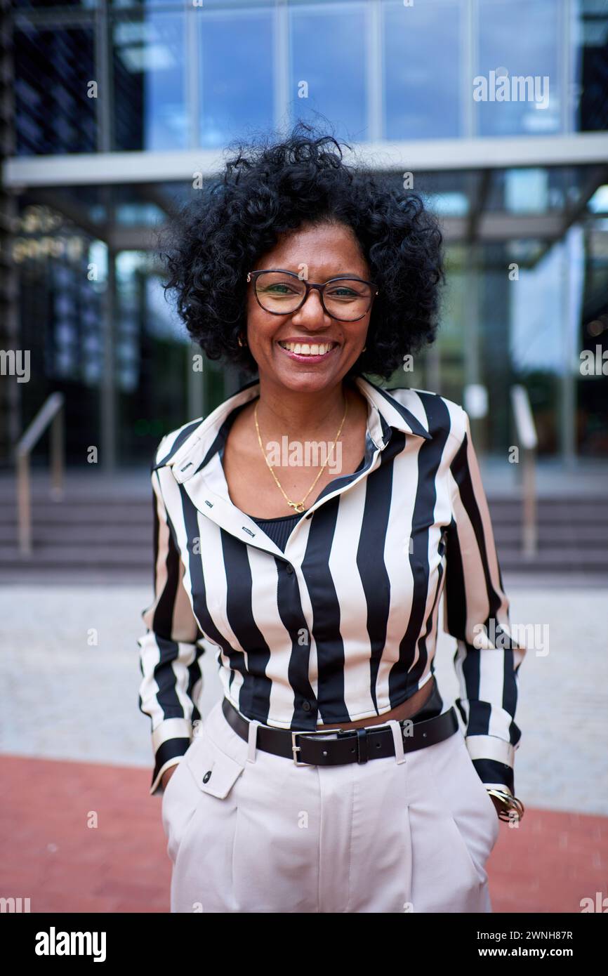 Empowered african woman posing hi-res stock photography and images - Alamy