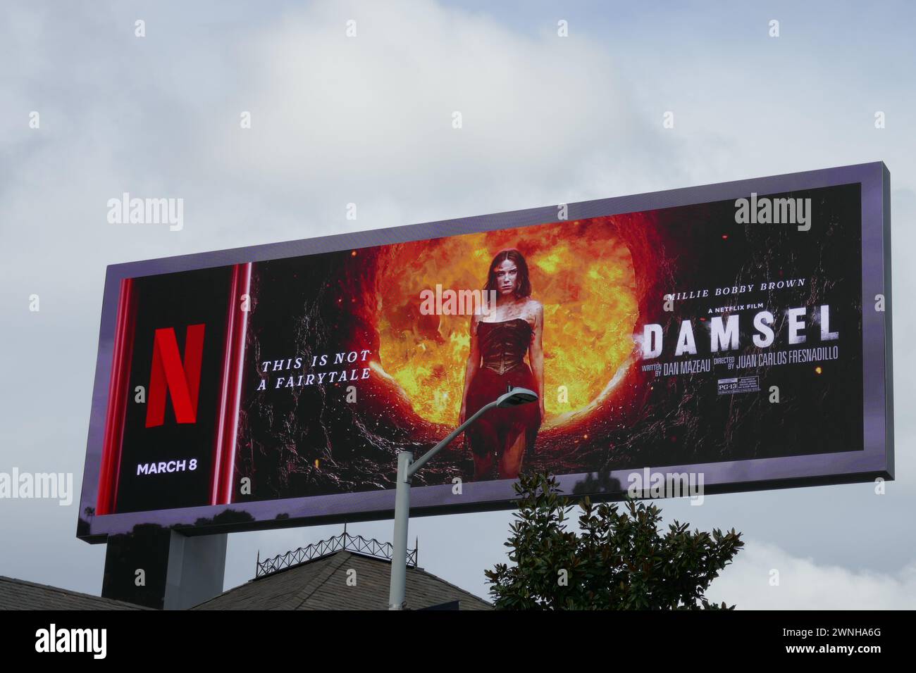 King Roderick Damsel Los Angeles, California, USA 1st March 2024 Millie Bobby Brown Damsel ...