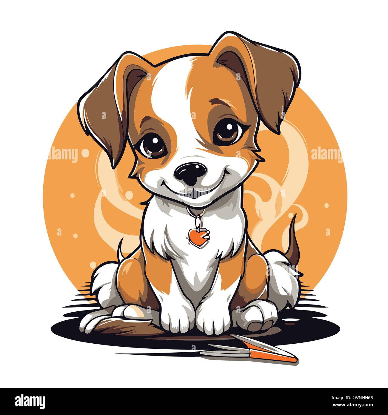 Jack russell canine Stock Vector Images - Alamy