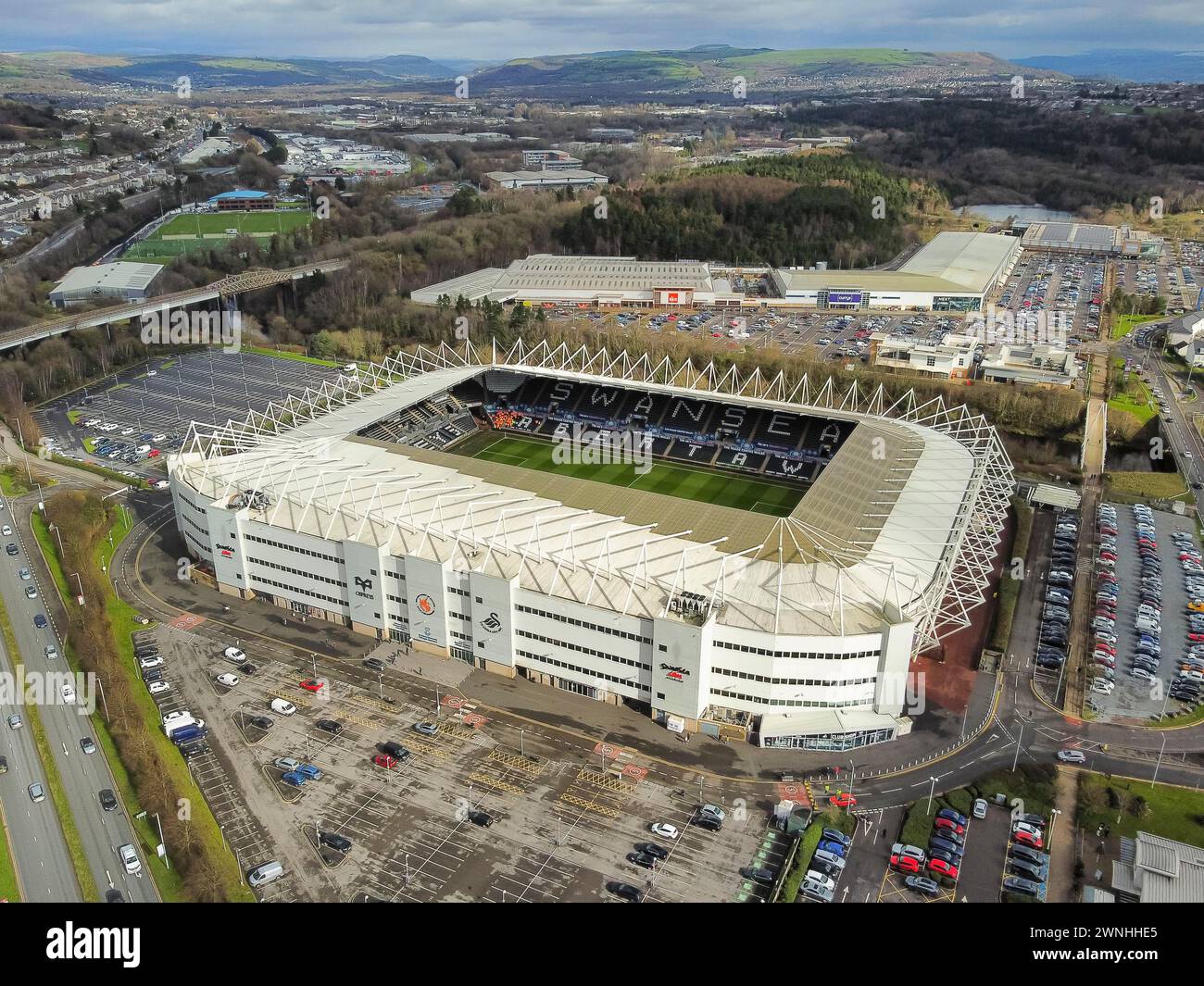 Swansea City Football Team Hi res Stock Photography And Images Alamy
