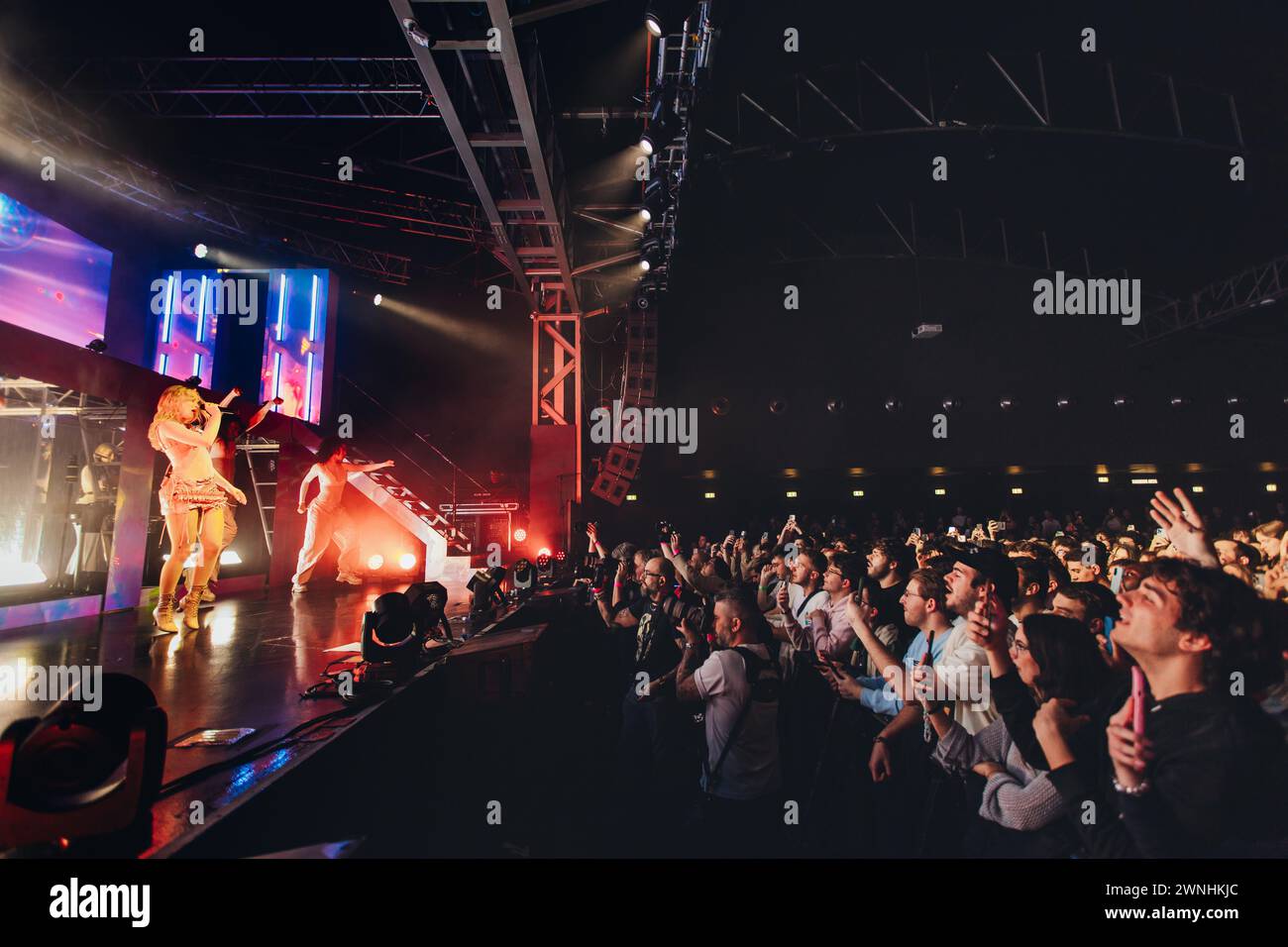 Milan, Italy. 02nd March, 2024. Zara Larsson in concert at Fabrique