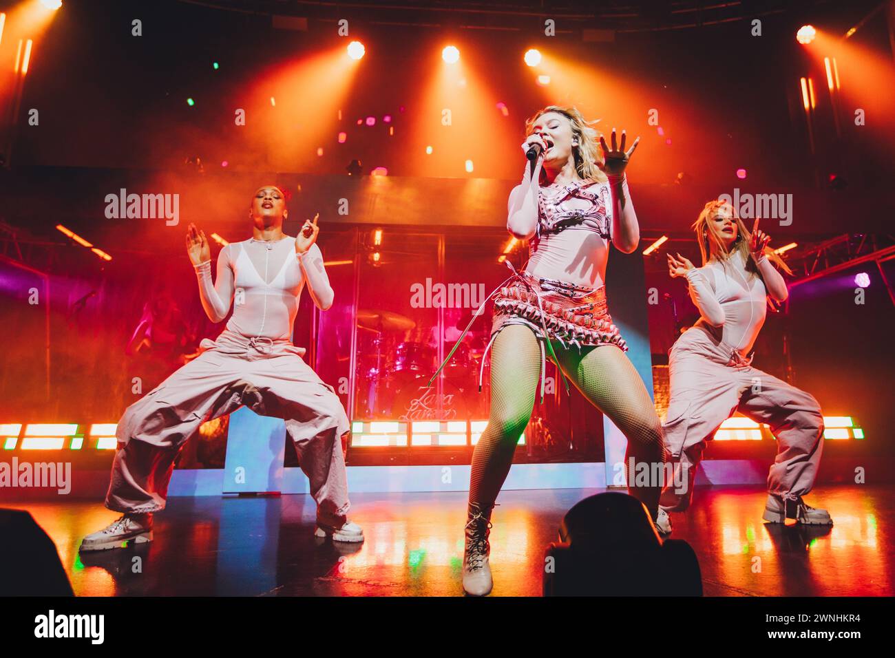 Milan, Italy. 02nd March, 2024. Zara Larsson in concert at Fabrique,  Milan, Italy. Credits: Marco Arici/Alamy live news Stock Photo