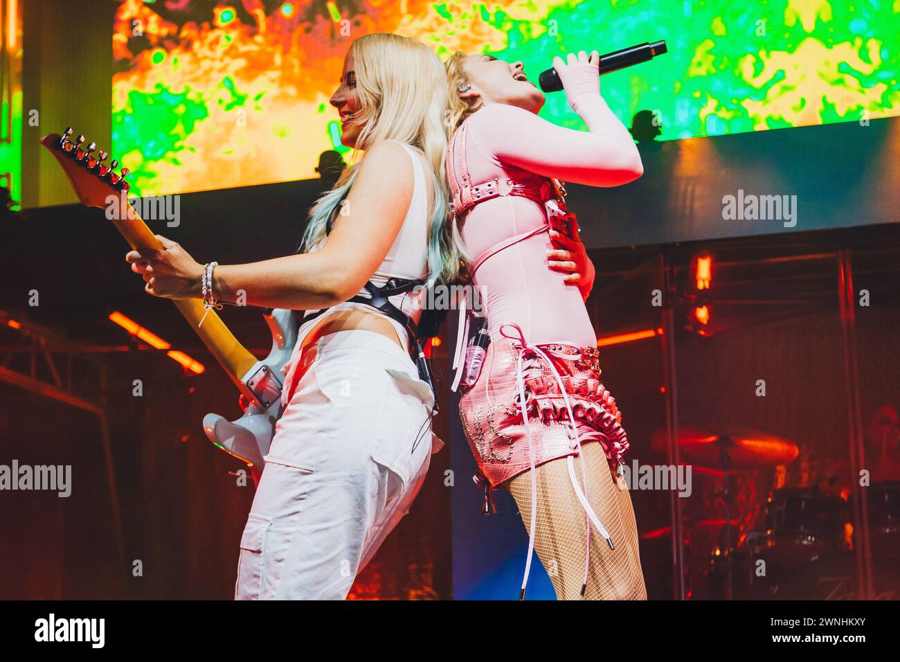Milan, Italy. 02nd March, 2024. Zara Larsson in concert at Fabrique,  Milan, Italy. Credits: Marco Arici/Alamy live news Stock Photo
