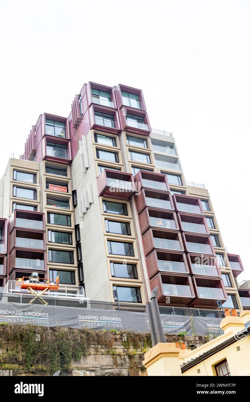 Sirius apartment building overlooking Sydney Harbour, once public