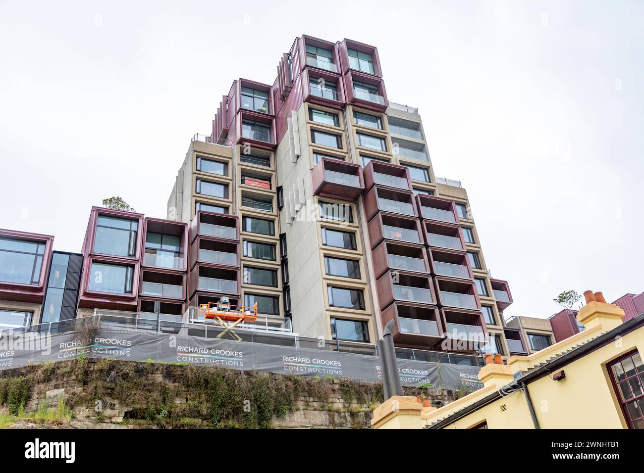 Sirius apartment building overlooking Sydney Harbour, once public