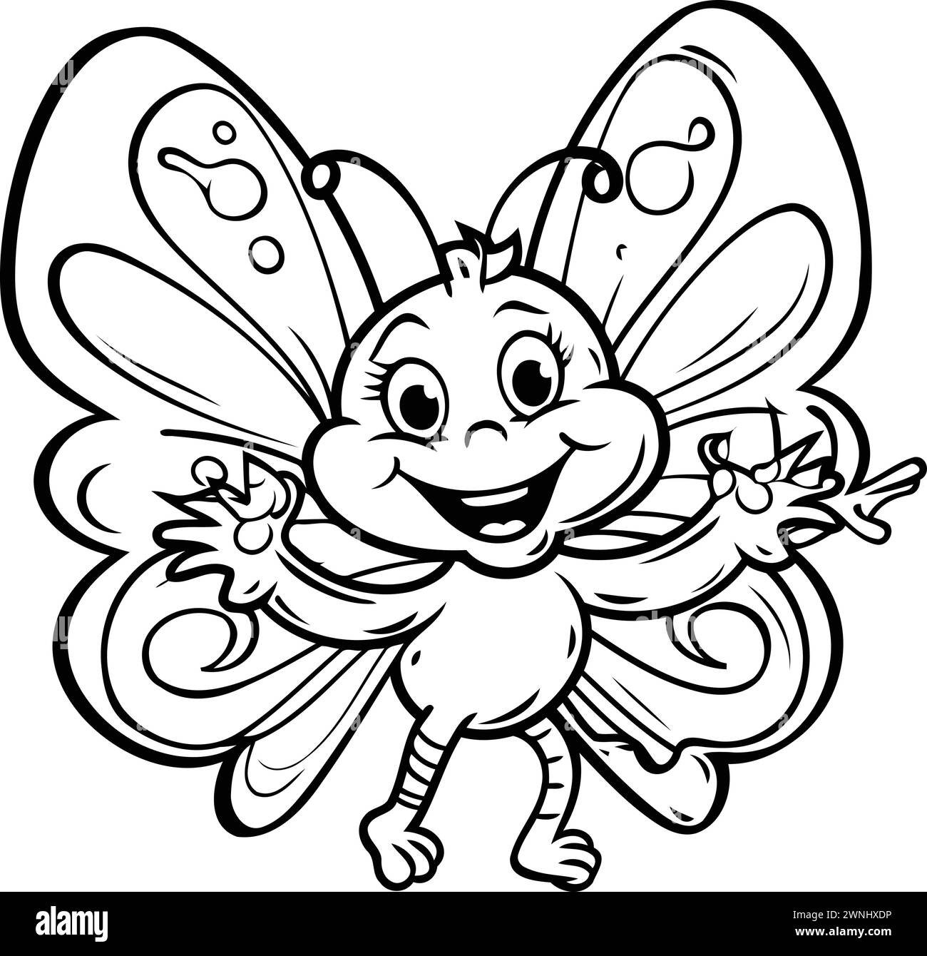 Black And White Cartoon Illustration Of Basic Colors vrogue.co