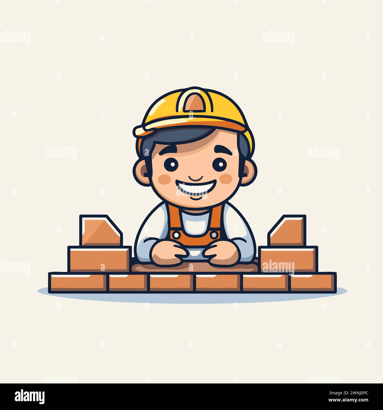 Architect boy cartoon Stock Vector Images - Alamy