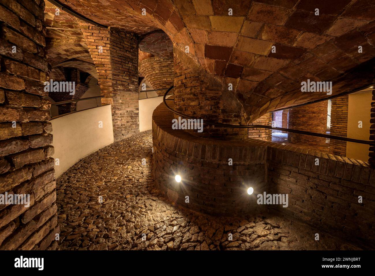 Helicule Ramp Palazzo de ladrillo hi-res stock photography and images - Alamy