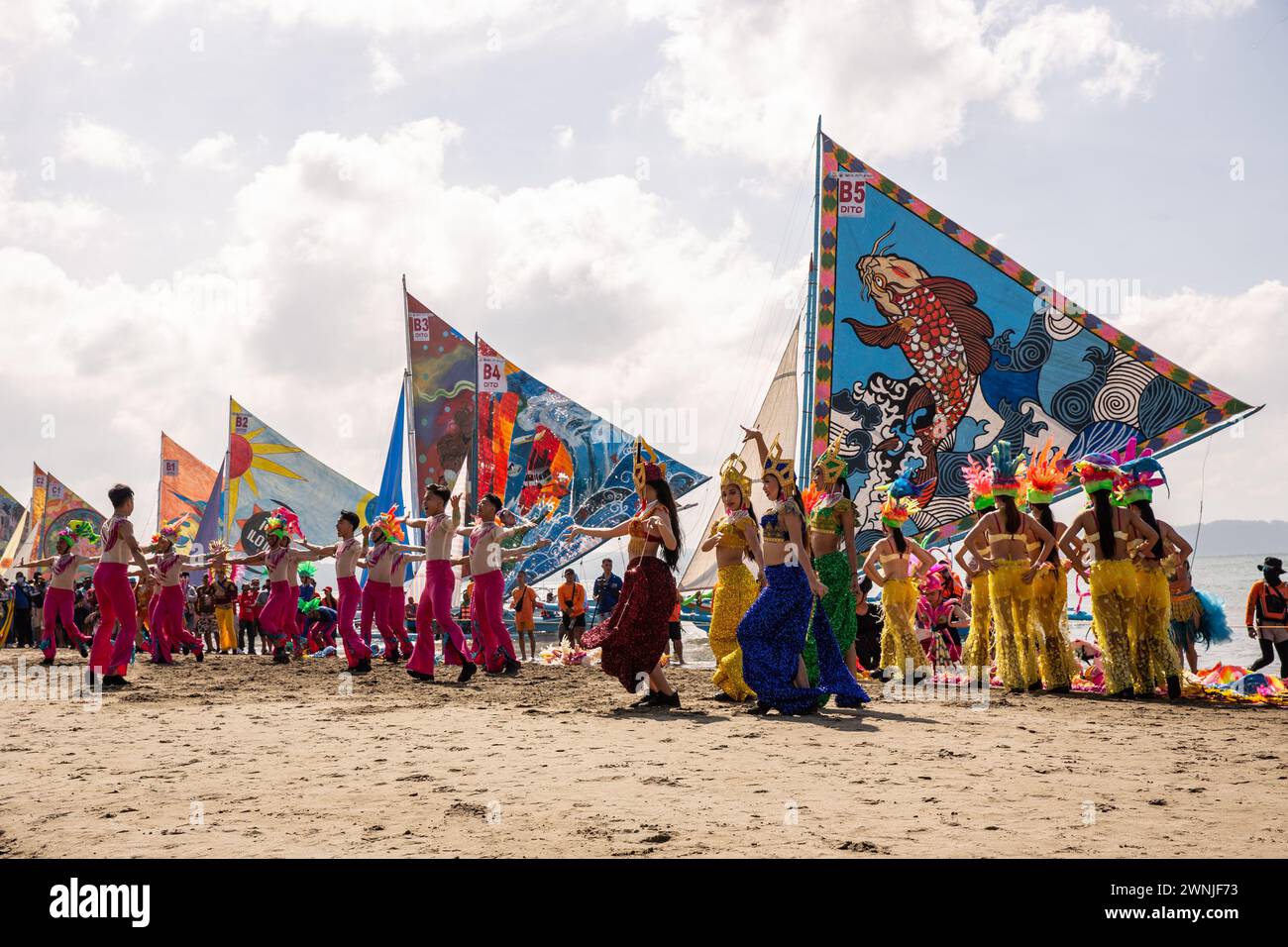 Iloilo, Philippines. 03rd Mar, 2024. Dancers perform during the