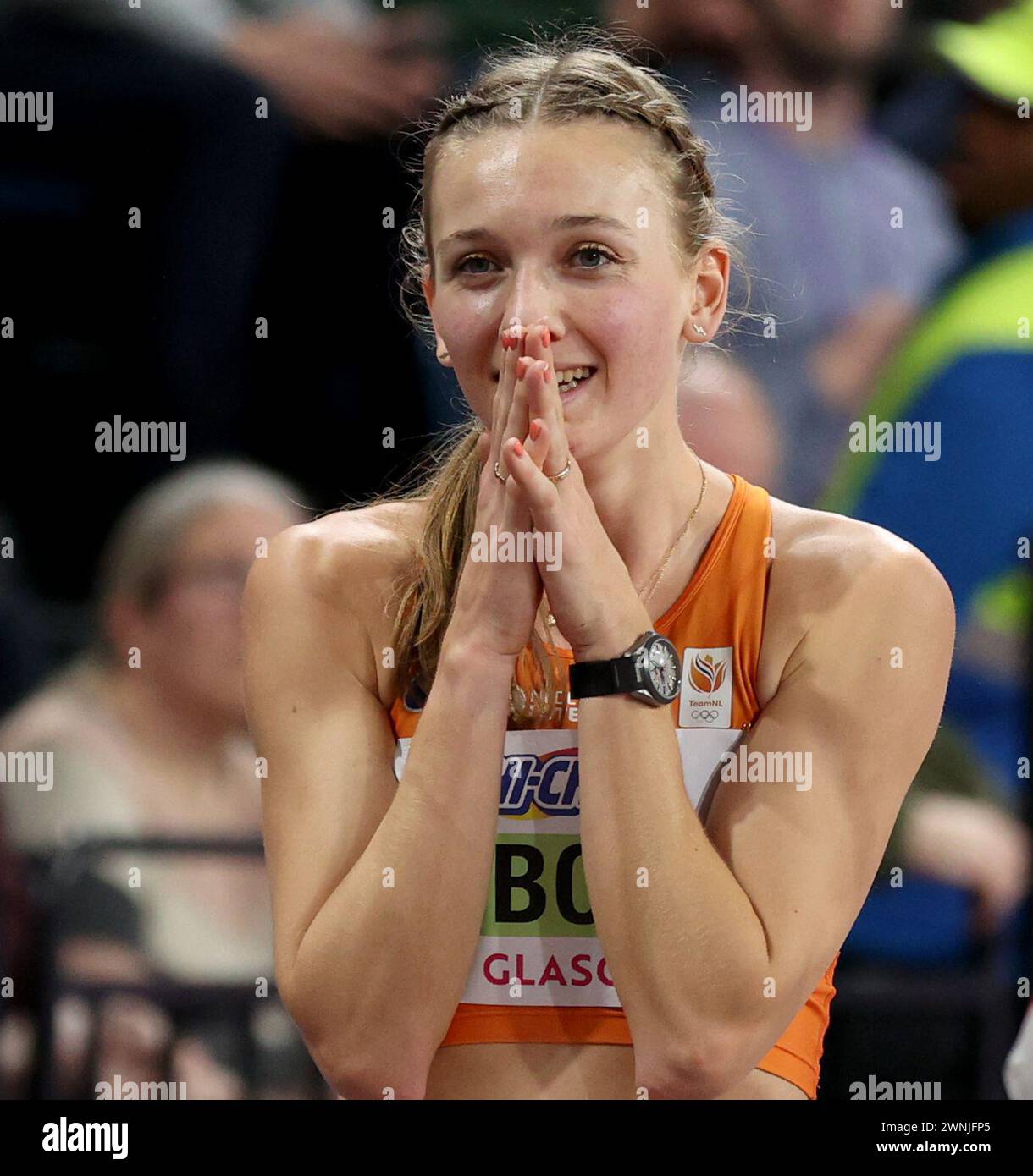 Glasgow, Britain. 2nd Mar, 2024. Femke Bol of the Netherlands