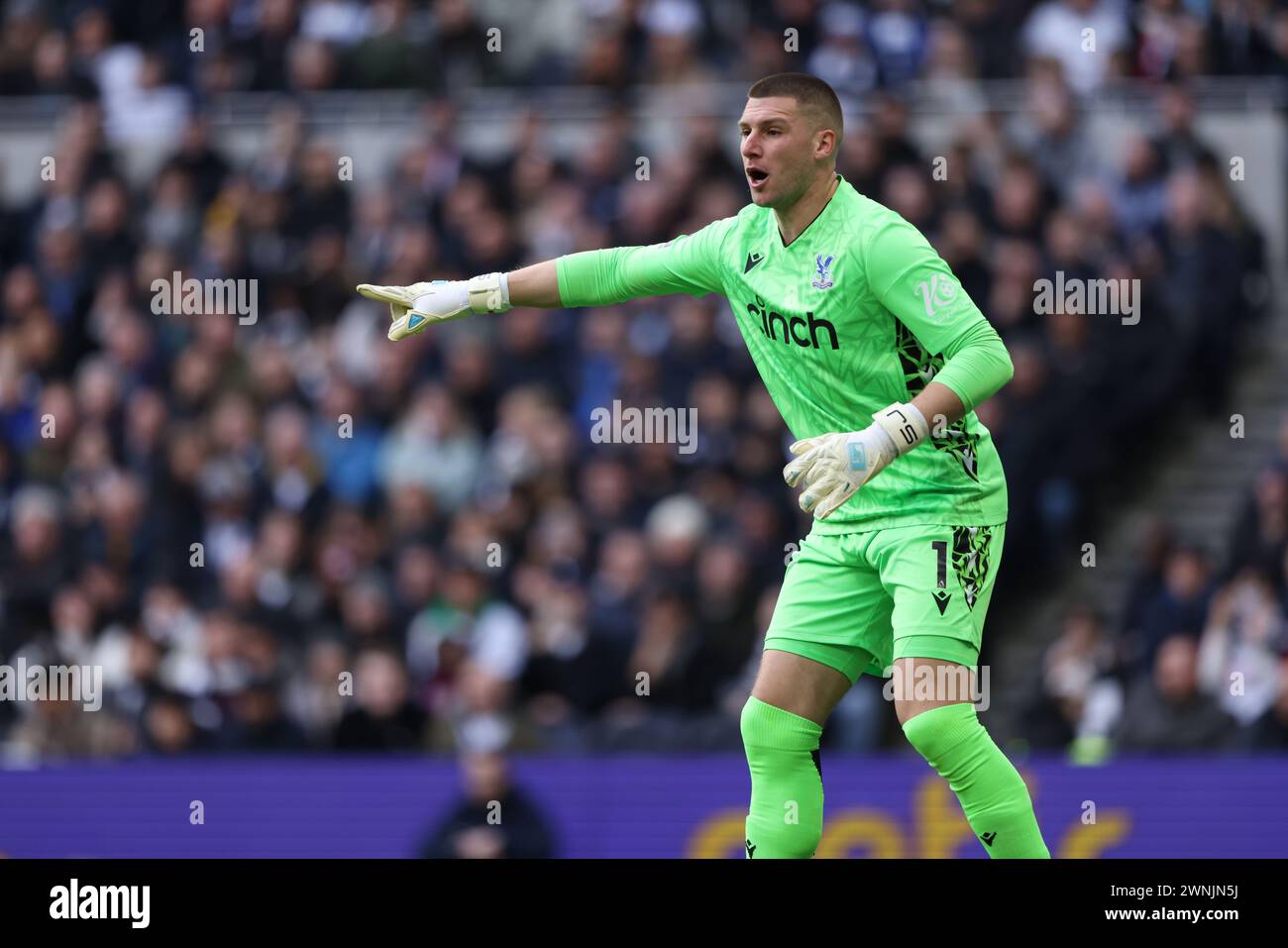 London, UK. 02nd Mar, 2024. Sam Johnstone (CP) at the Tottenham Hotspur
