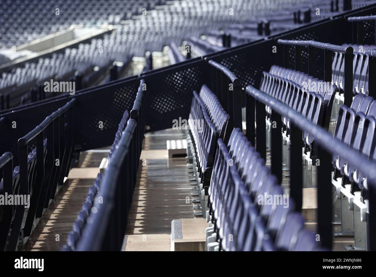 London, UK. 02nd Mar, 2024. Seats at the Tottenham Hotspur v Crystal Palace EPL match, at the Tottenham Hotspur Stadium, London, UK on 2nd March 2024. Credit: Paul Marriott/Alamy Live News Stock Photo