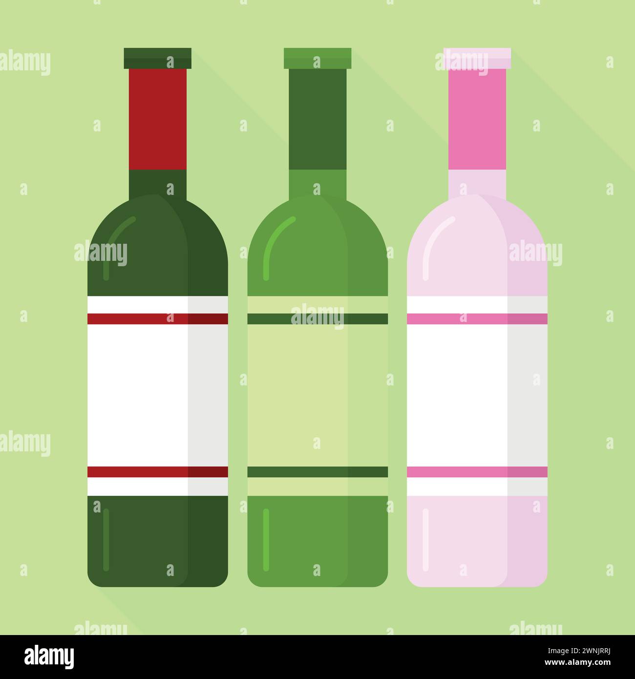 wines bottles vector illustration Stock Vector Image & Art - Alamy