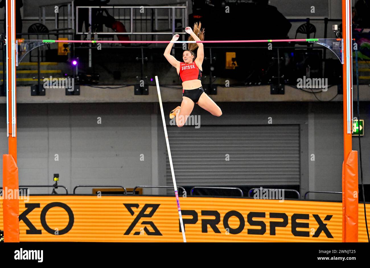 Glasgow, Scotland, UK. 02nd Mar, 2024. Angelica MOSER (SUI) in the