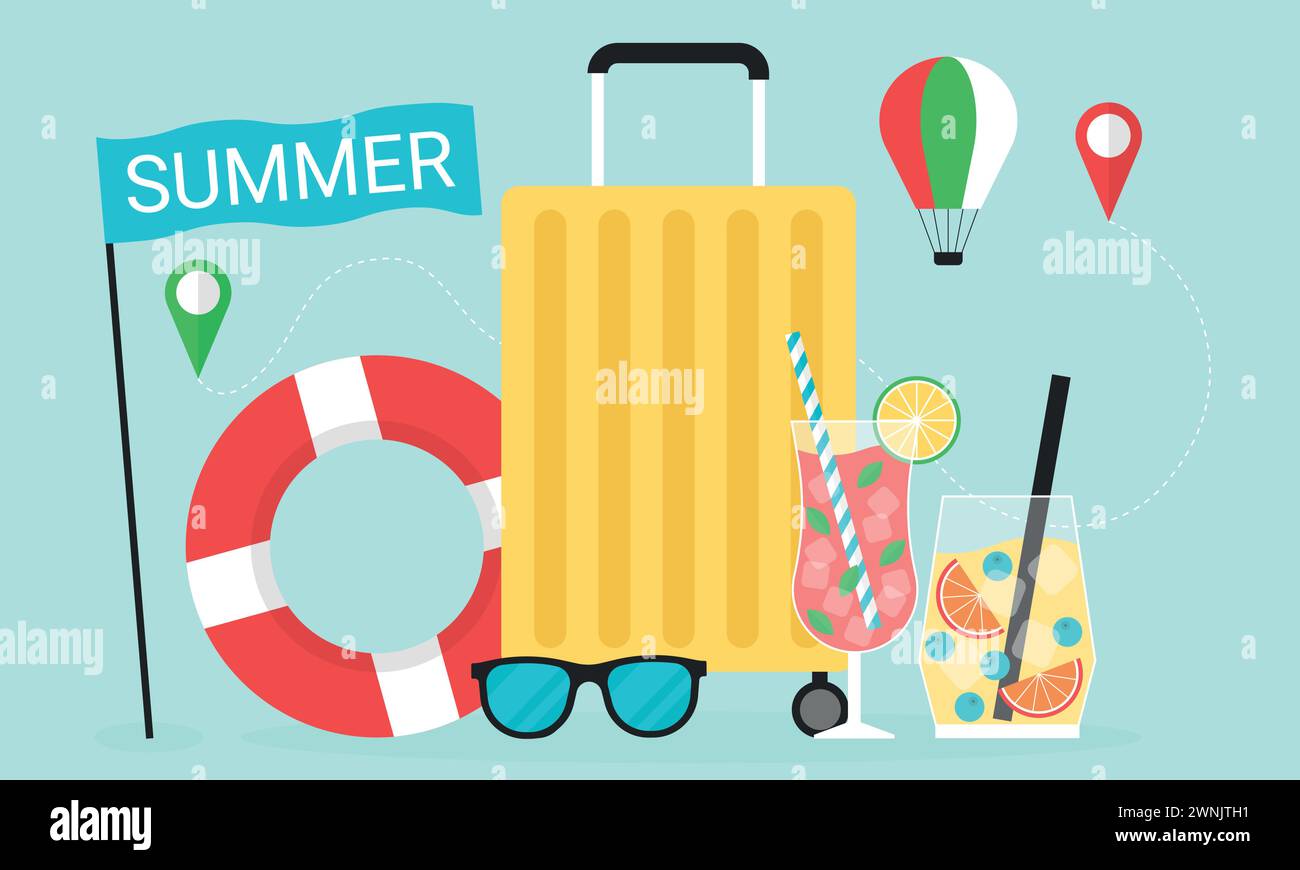 Summer flat vector icon illustration Stock Vector Image & Art - Alamy