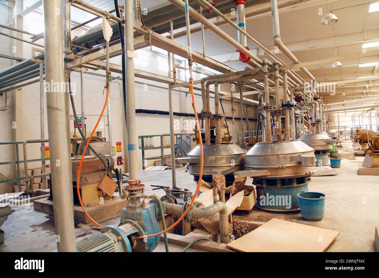 Ceramic factory equipment Stock Photo Alamy