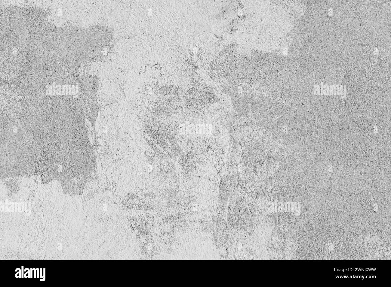 Old stucco plaster surface, concrete wall background, close up grunge texture of gray painted cement texture. Wallpaper, backdrop, architecture design Stock Photo