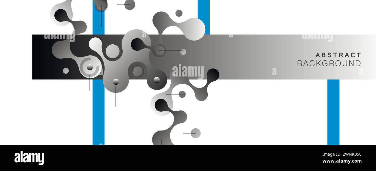 Beautiful structure of DNA molecule. Connect circles Line art pattern ...