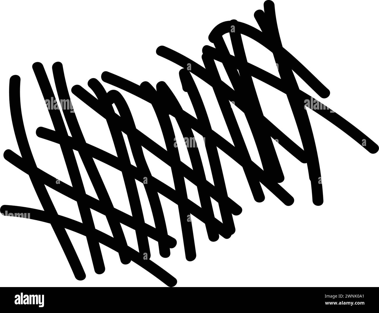Pencil stroke element, grunge charcoal hand drawn hatches scribble ...