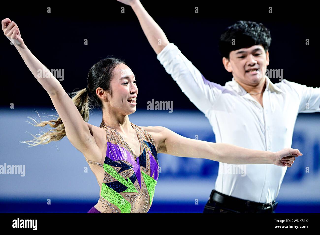 Chloe NGUYEN & Brendan GIANG (CAN), during Exhibition Gala, at the ISU