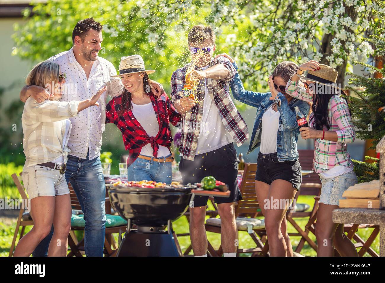 Bbq party hires stock photography and images Alamy