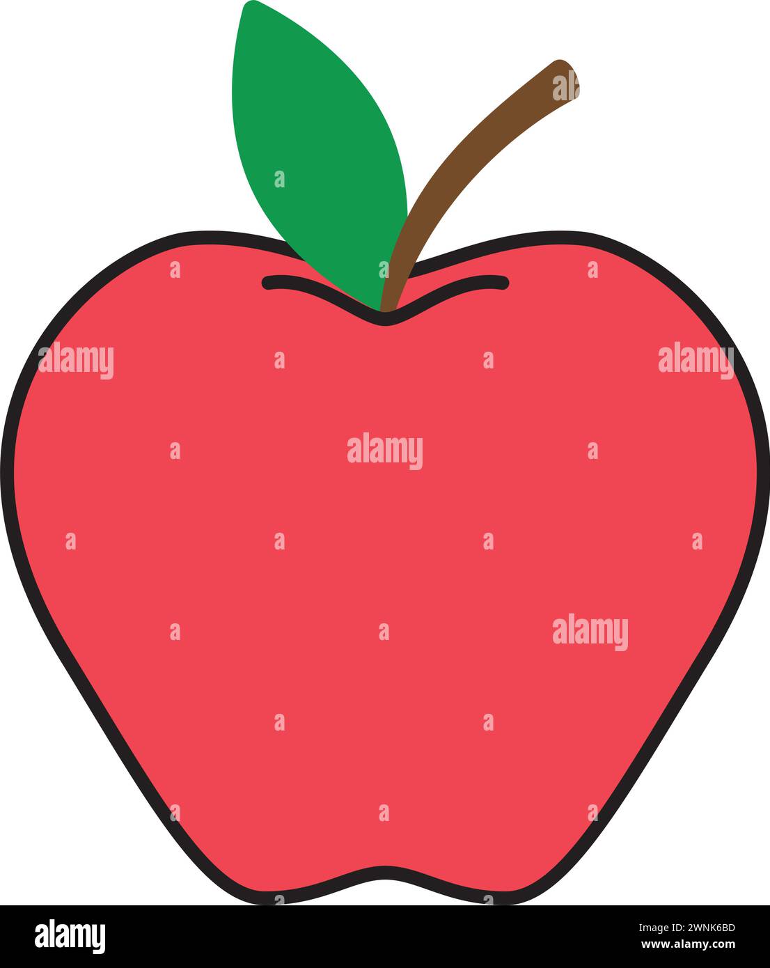 Colored apple fruit icon Vector Stock Vector Image & Art - Alamy