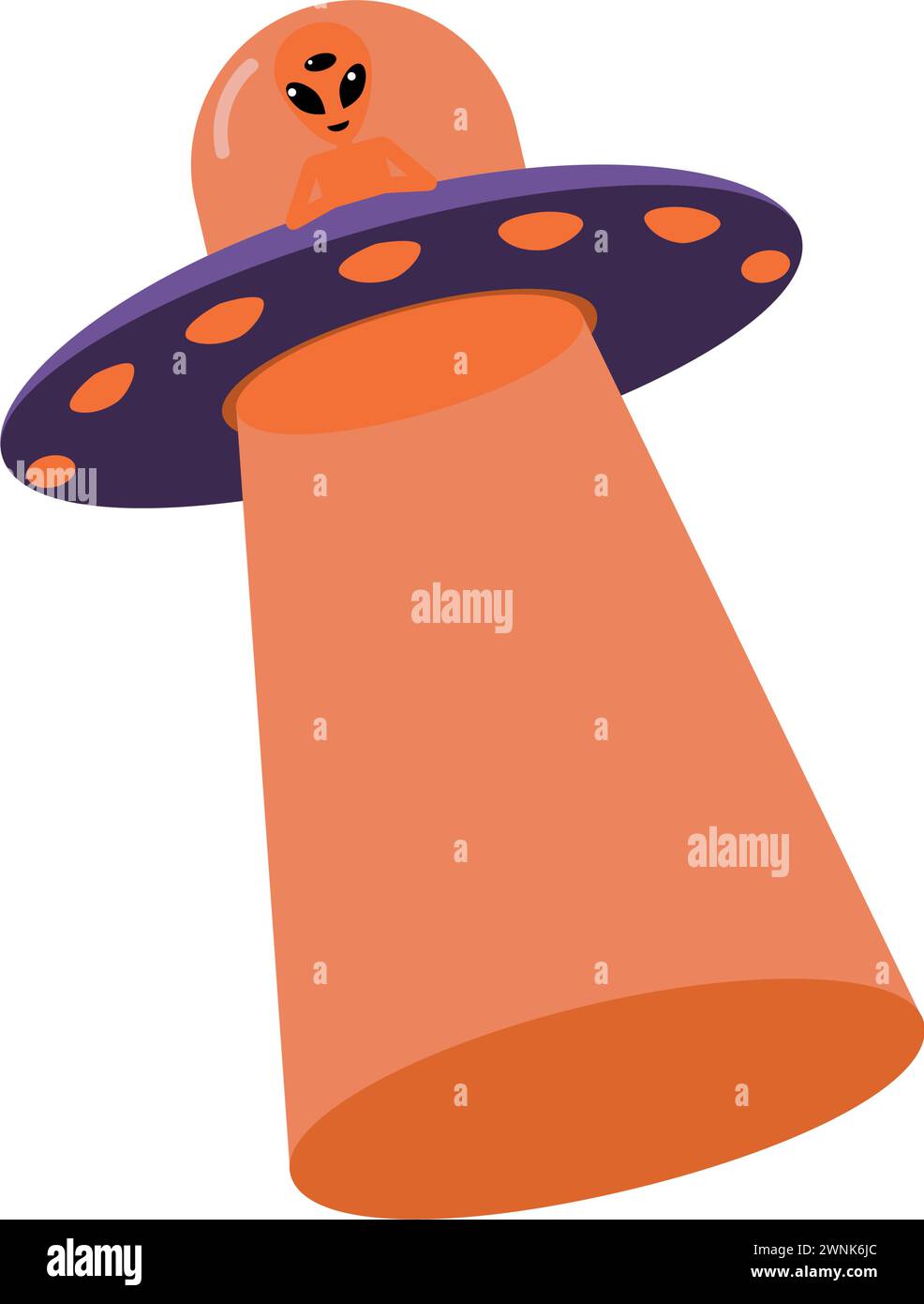 Colored ufo spaceship icon Vector Stock Vector Image & Art - Alamy