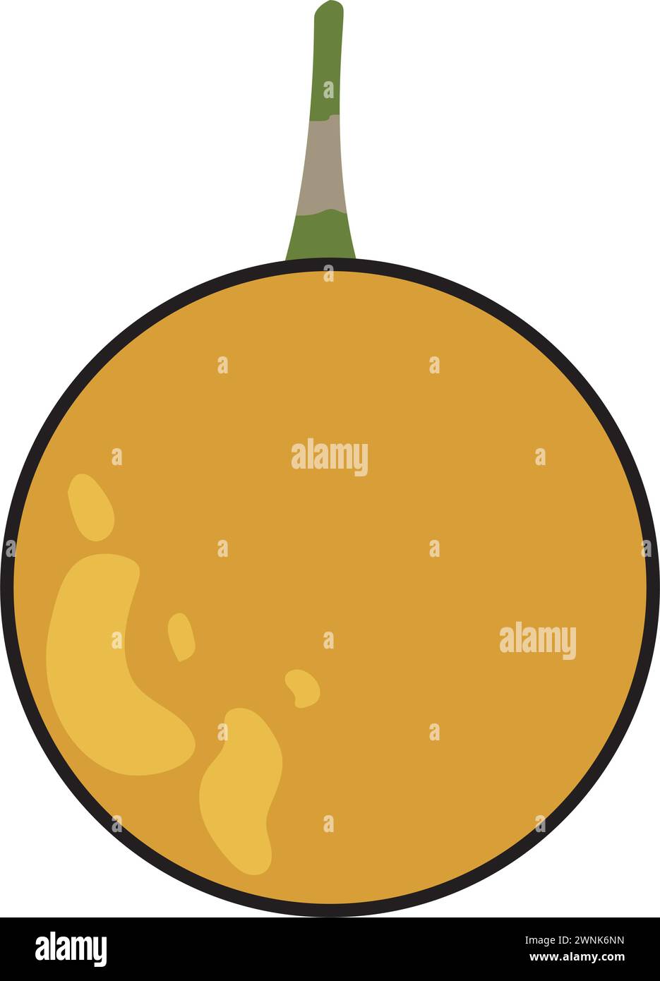 Colored passion fruit icon Vector Stock Vector Image & Art - Alamy