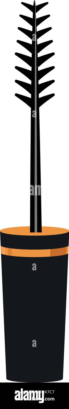 Isolated Mascara colored fashion icon Vector Stock Vector