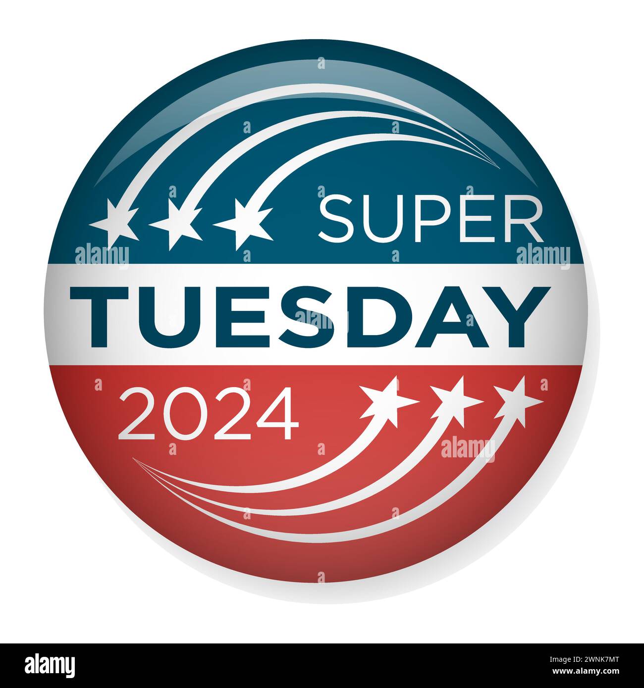 2024 Super Tuesday Banner Vote, Government, and Patriotic Symbolism