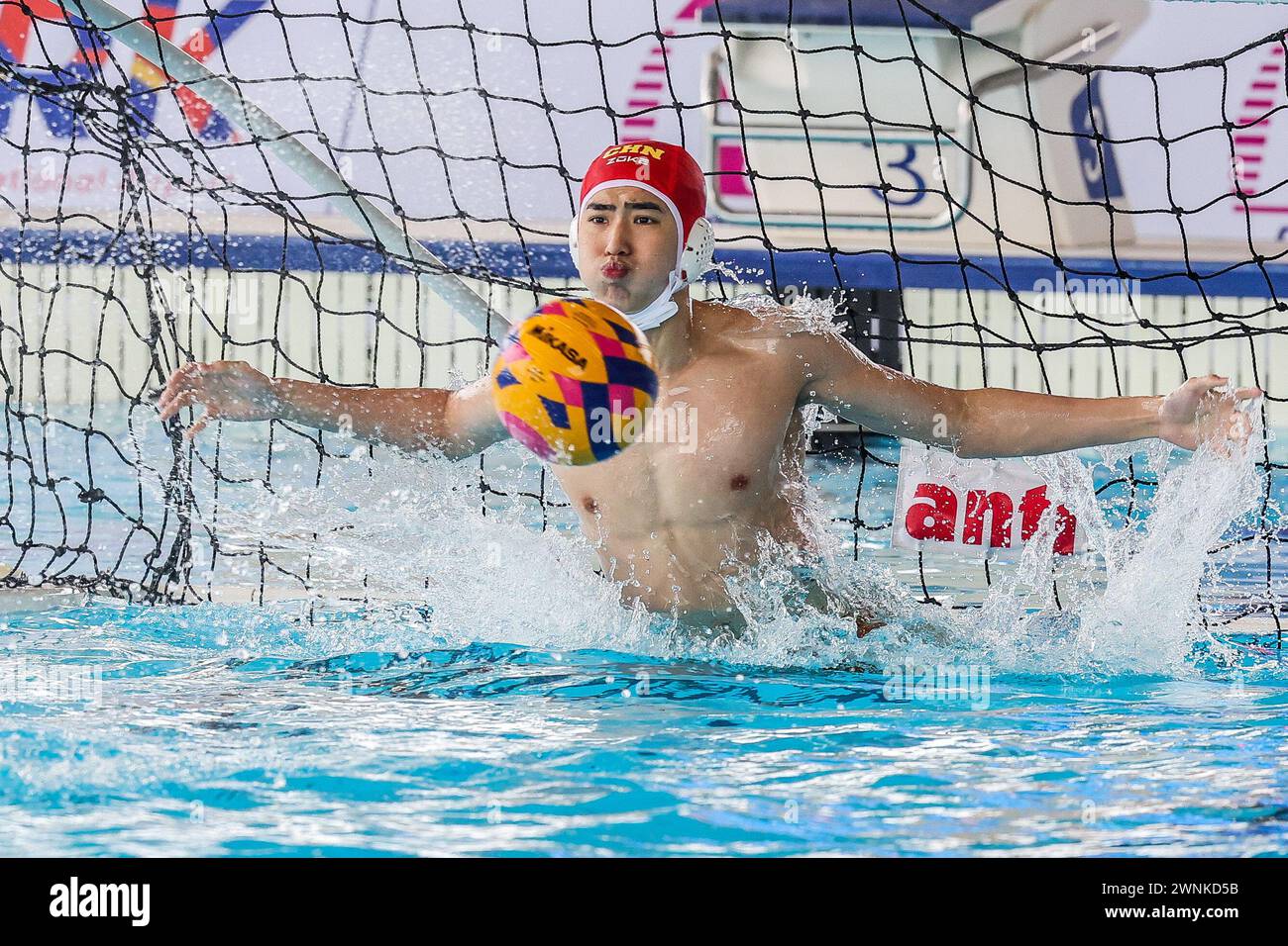 New Clark City, Philippines. 3rd Mar, 2024. Zhang Yiwen of China makes ...