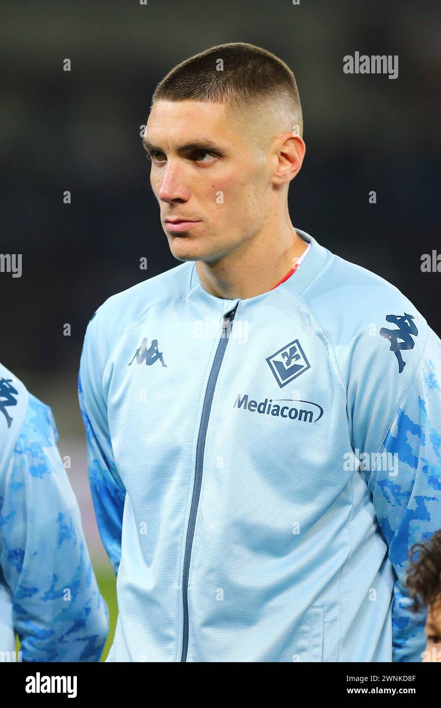 Nikola Milenkovic of ACF Fiorentina during the Serie A match between