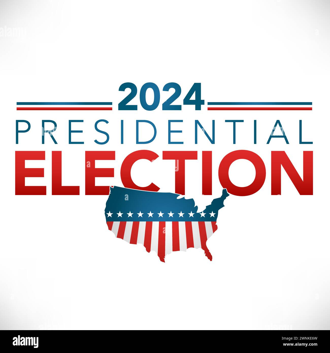 Voting 2024 Icon - Vote, Government, and Patriotic Symbolism and Colors ...