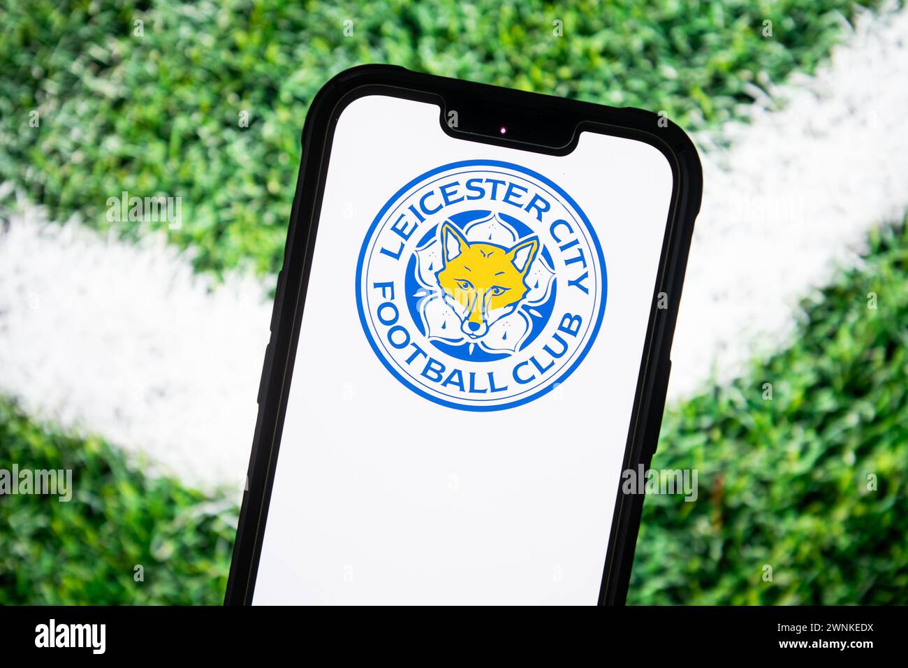LEICESTER CITY FC-Metal Badge-Round